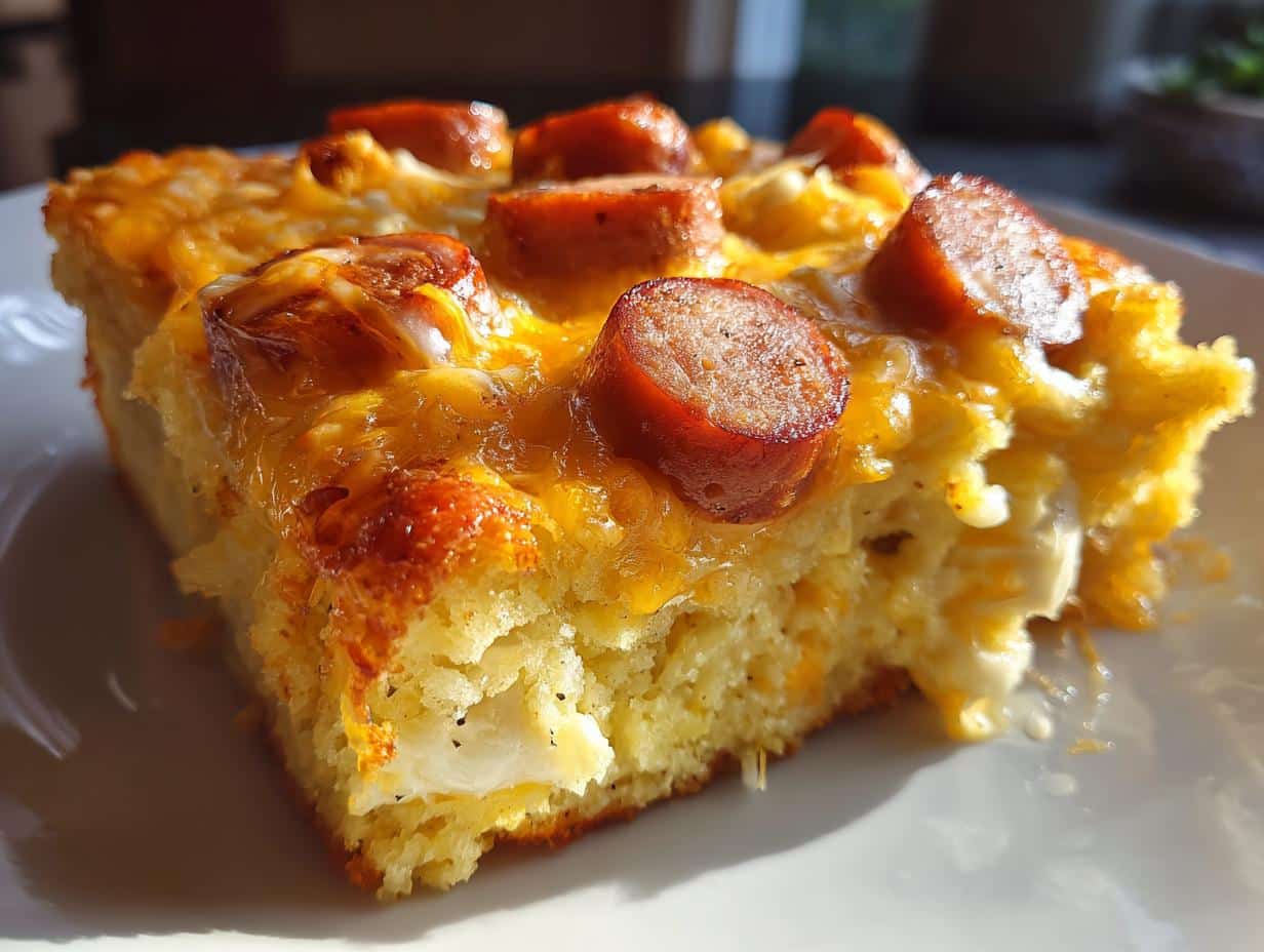 5-Ingredient Cheesy Corndog Casserole: Pure Comfort Magic