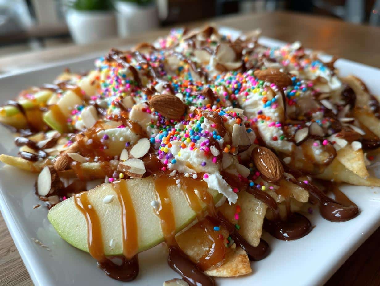 10-Minute Irresistible Apple Nachos: Sweet & Crunchy Bliss
