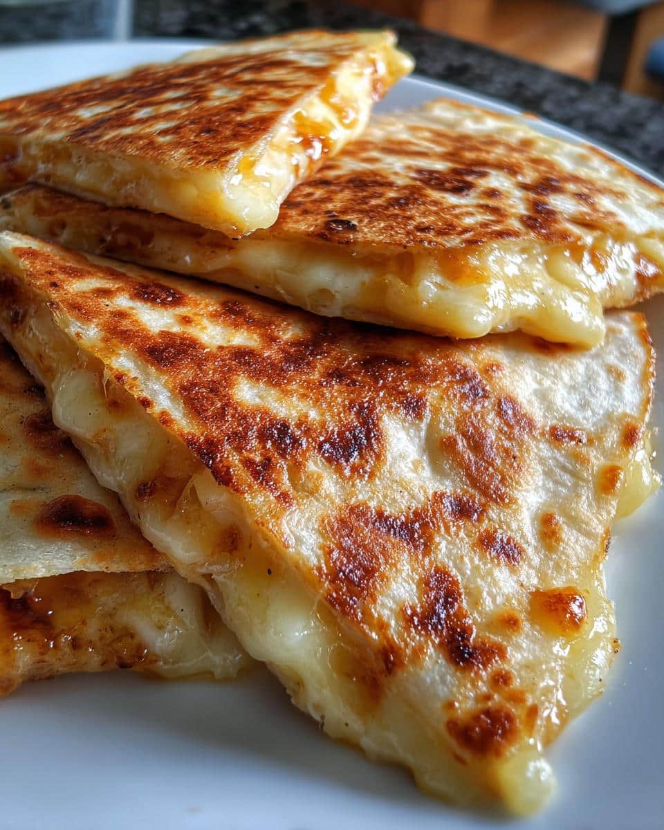 Apple and Cheddar Quesadillas - detail 1