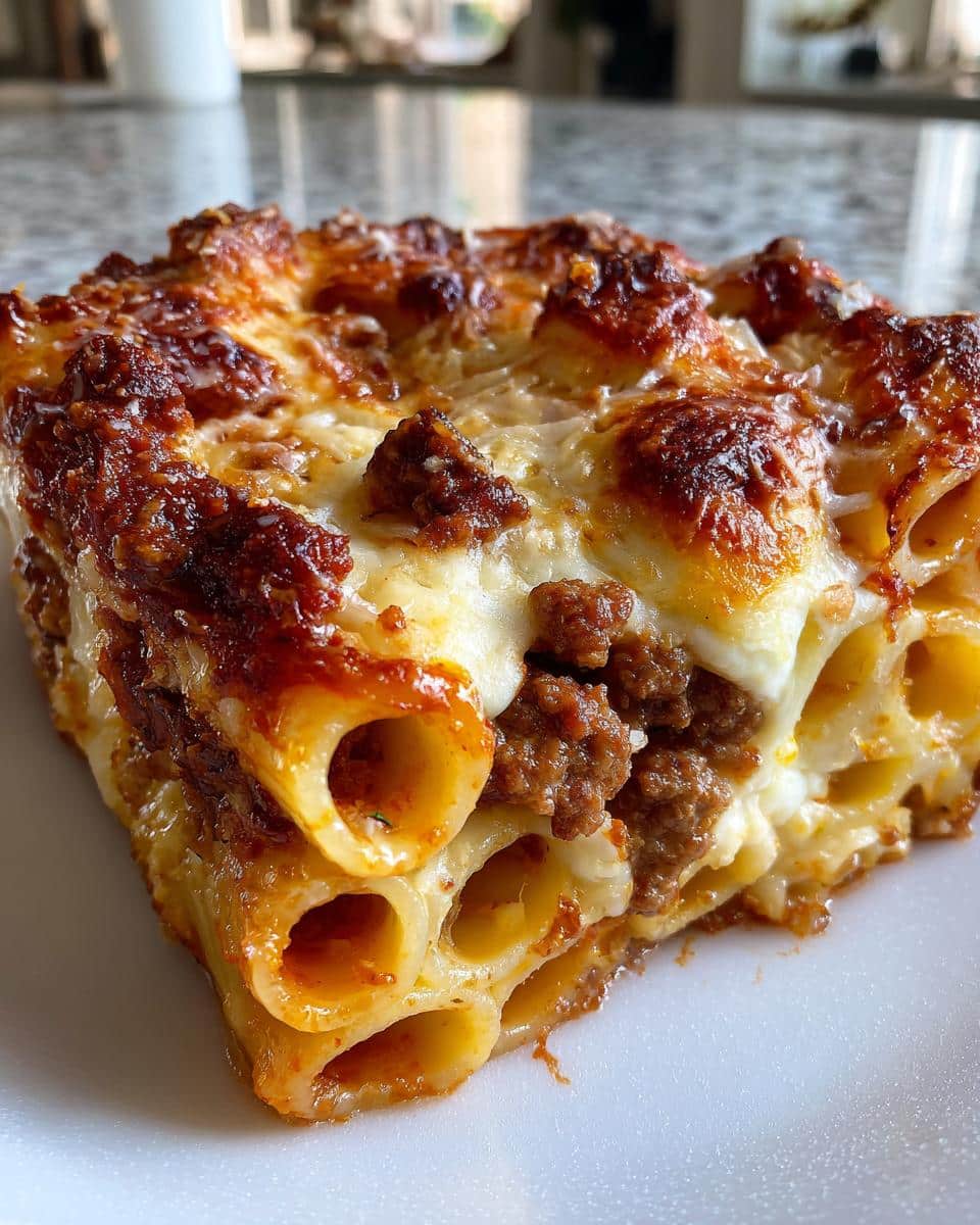 Baked Rigatoni with Meat Sauce. - detail 2