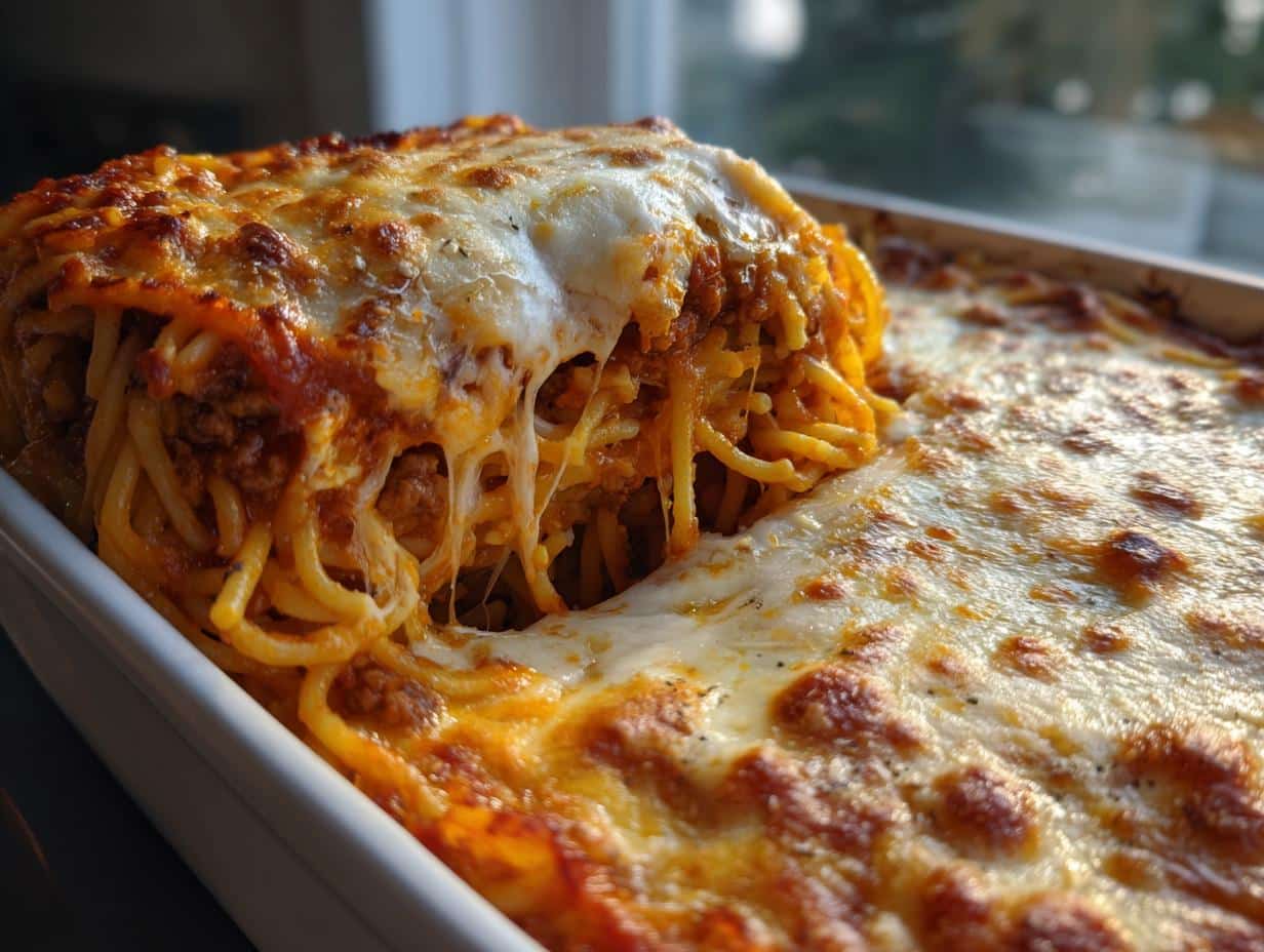Amazing 40-Minute Baked Spaghetti Casserole You’ll Crave