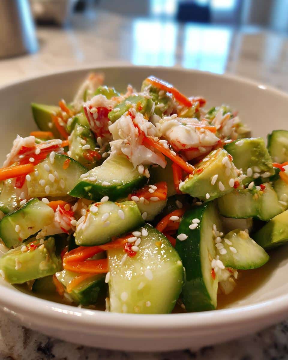 California Roll Cucumber Salad - detail 4