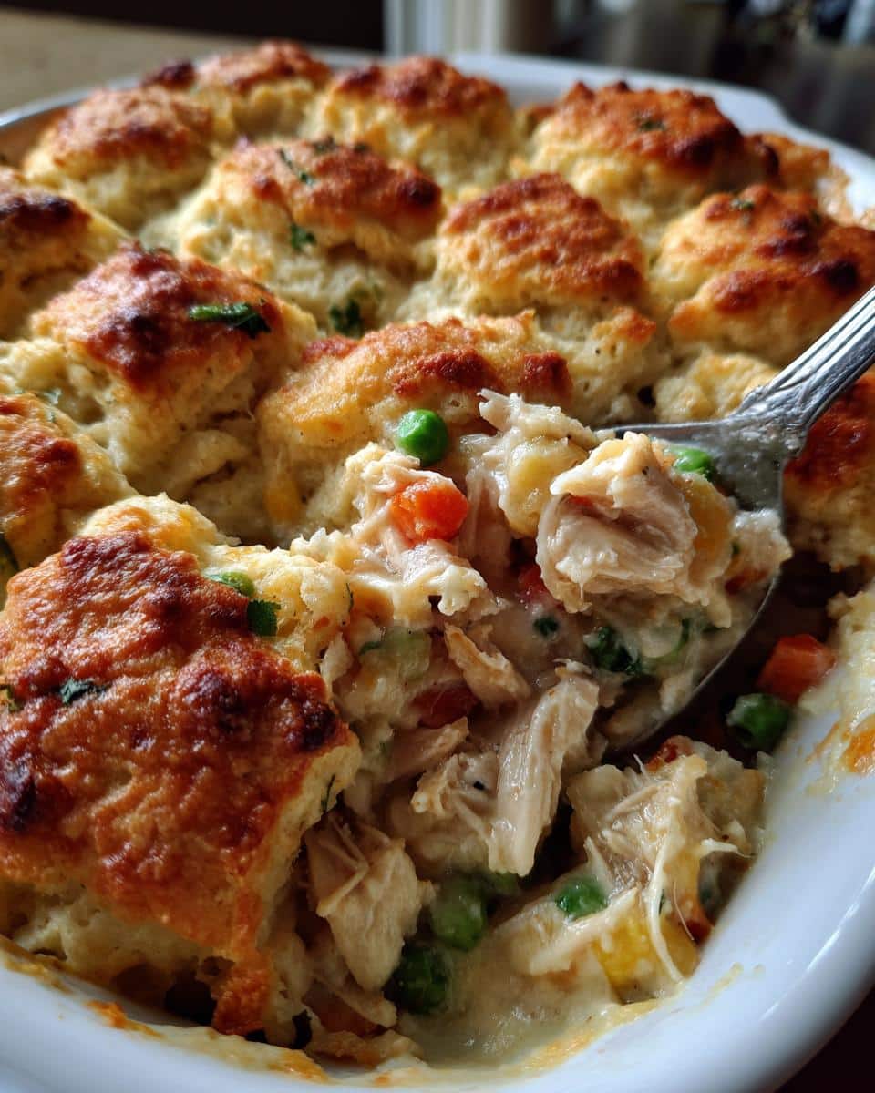 Chicken Cobbler Casserole - detail 3
