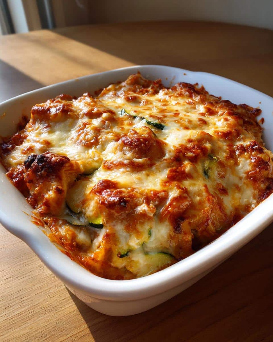 Chicken Parmesan Casserole with Zucchini - detail 1