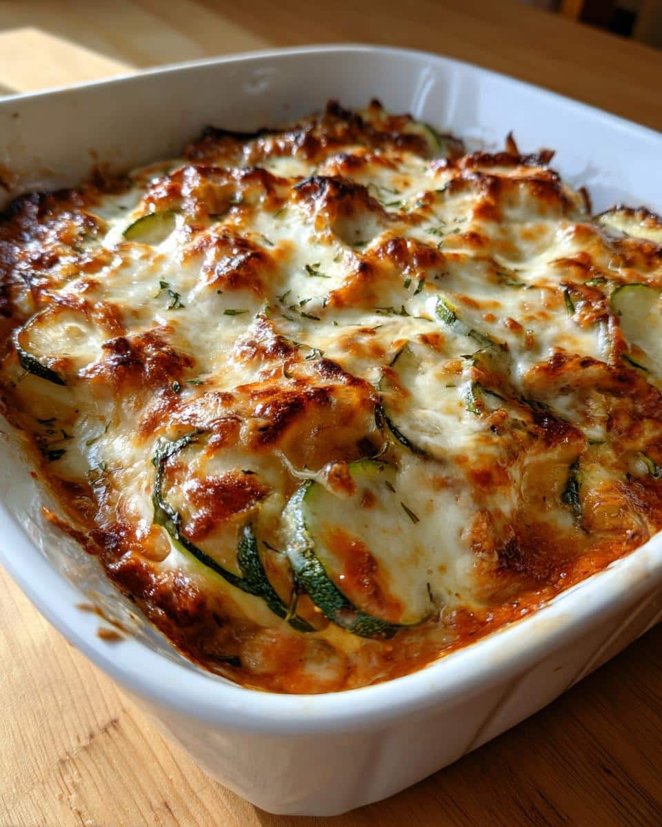 Chicken Parmesan Casserole with Zucchini - detail 2