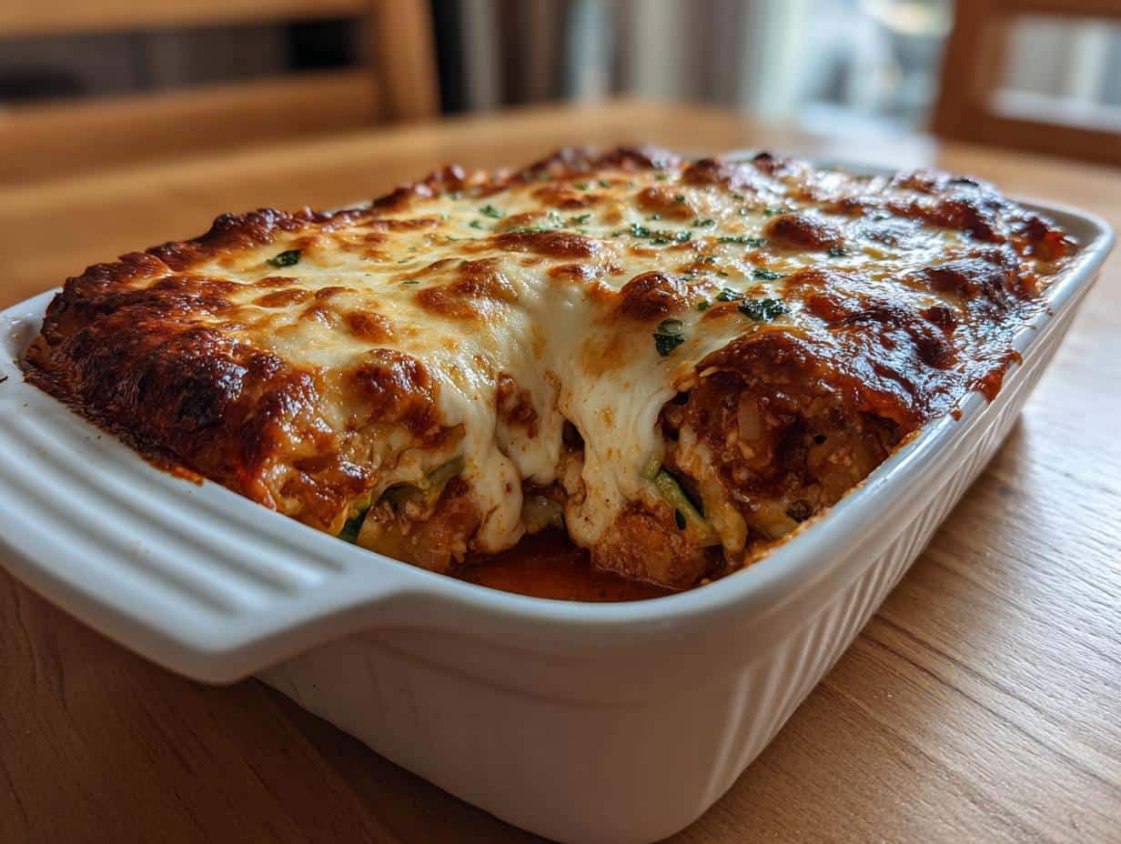 Irresistible Chicken Parmesan Casserole with Zucchini in 30 Minutes