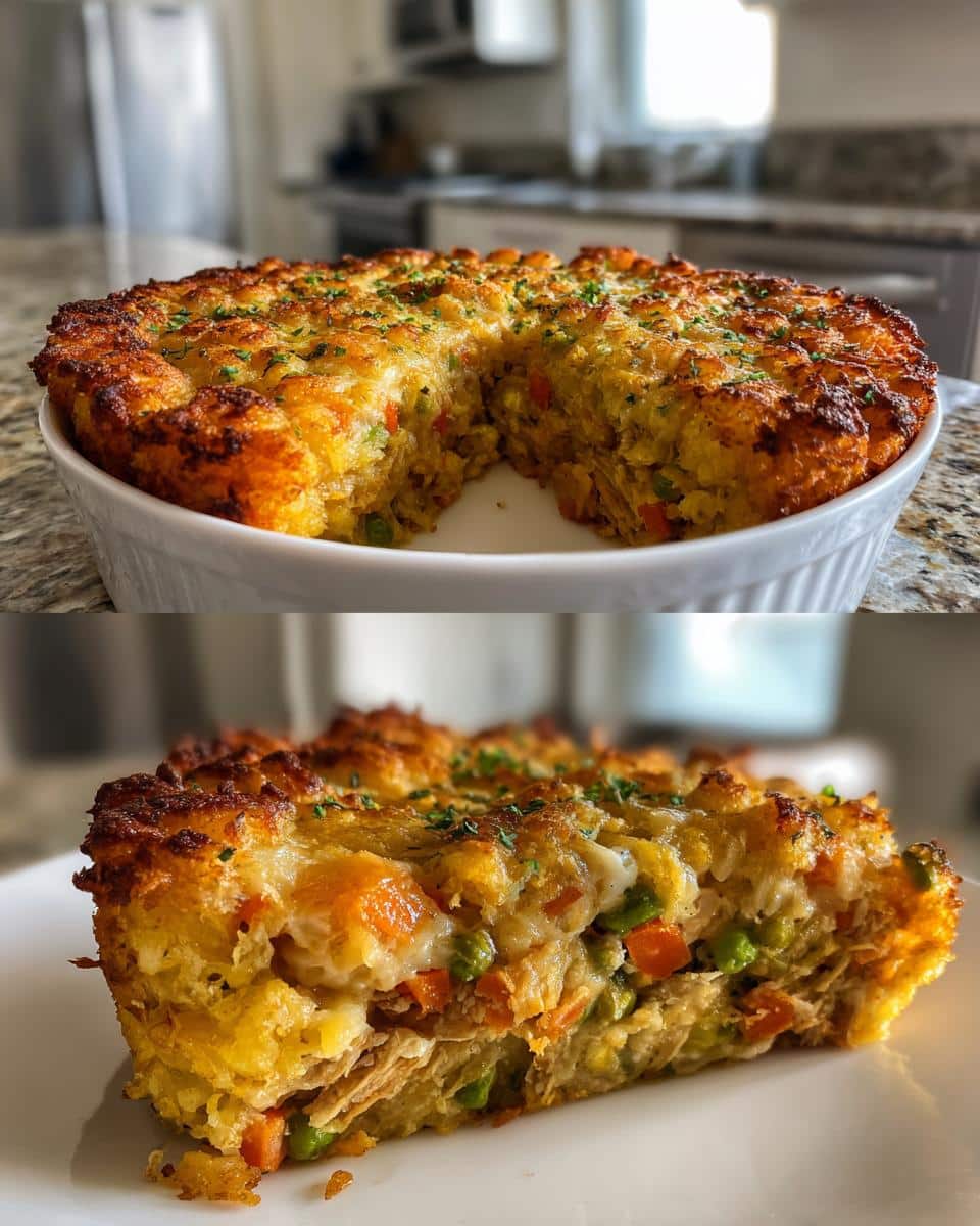 Chicken Tot Pie. - detail 2