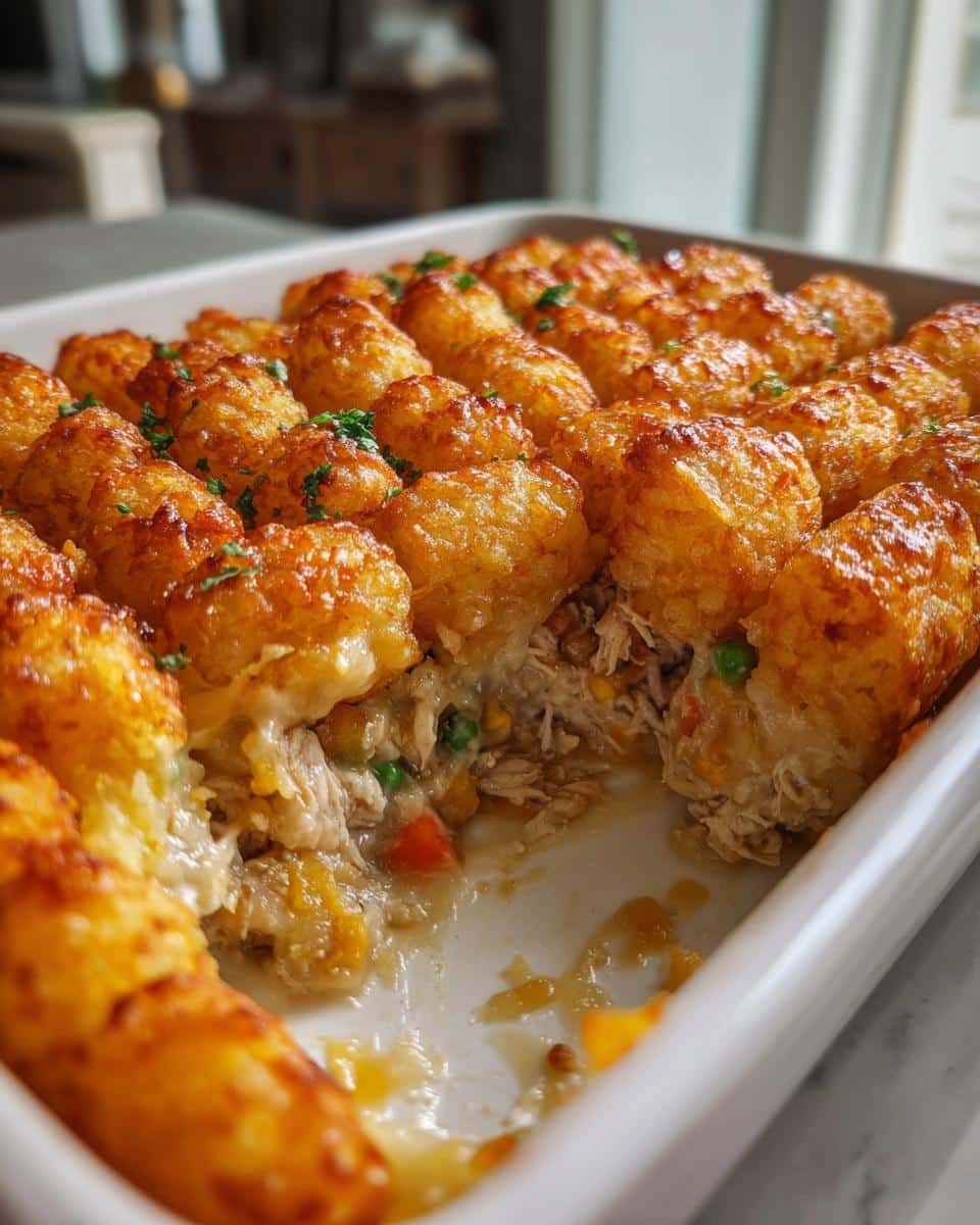 Chicken Tot Pie. - detail 4