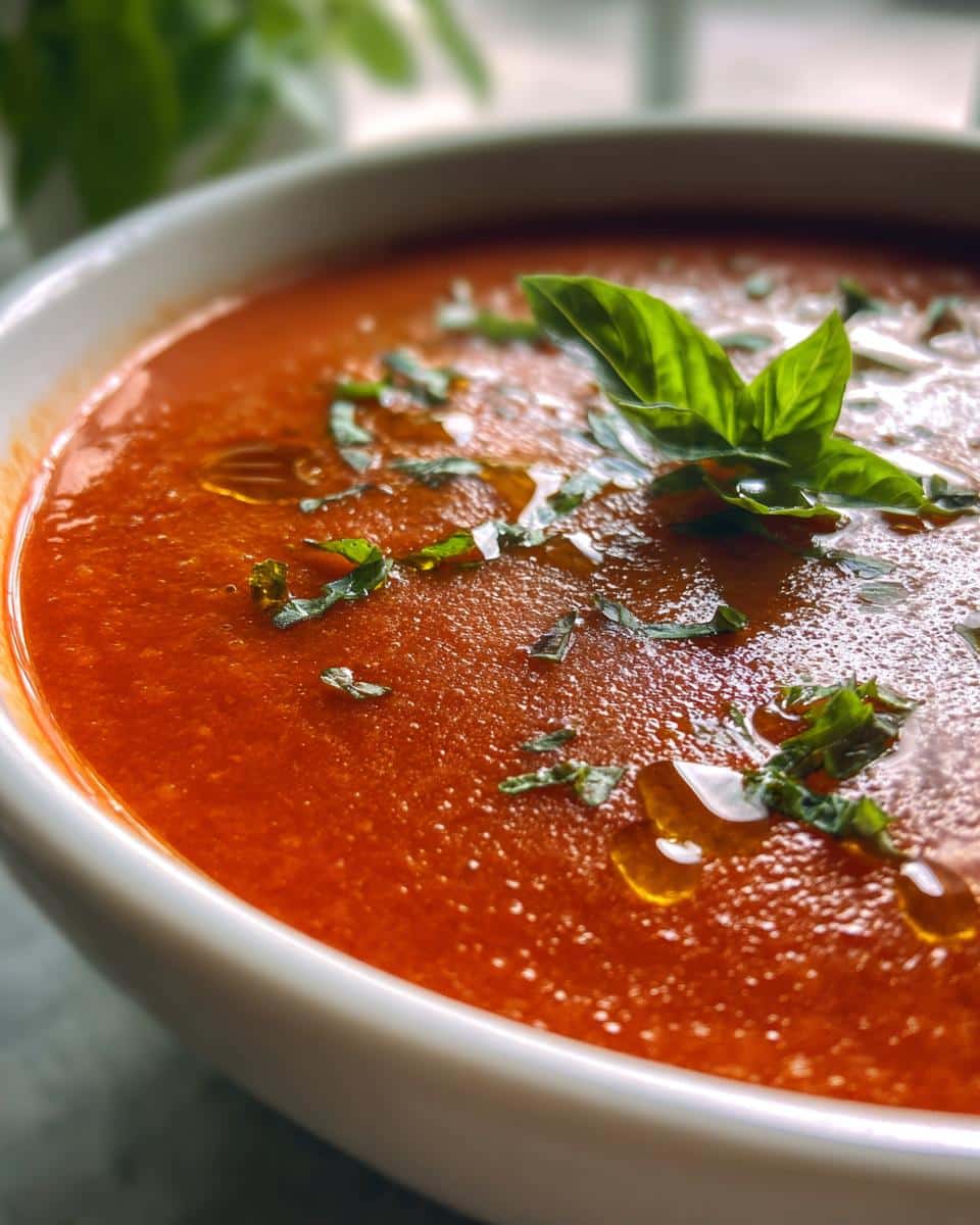 Creamy No-Cook Tomato Gazpacho - detail 2