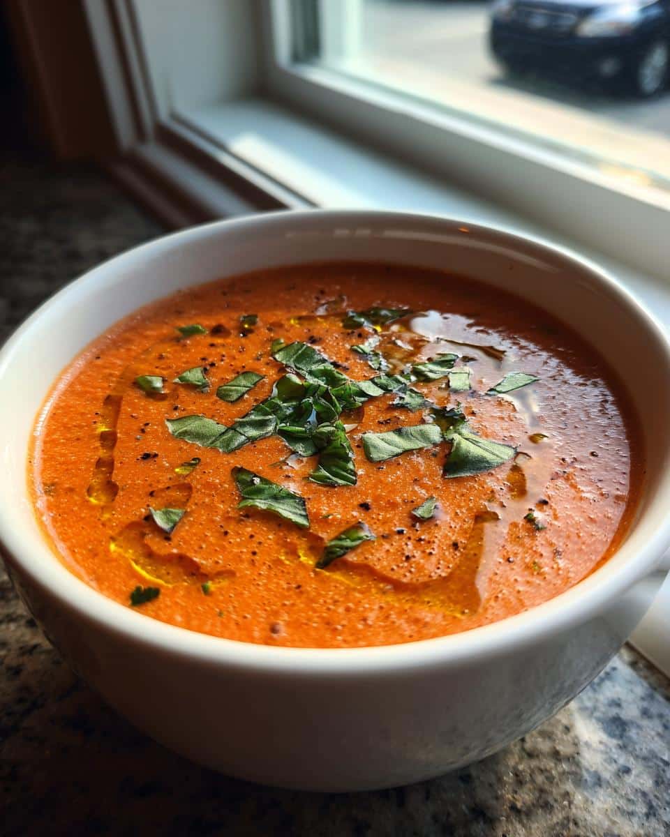 Creamy No-Cook Tomato Gazpacho - detail 3