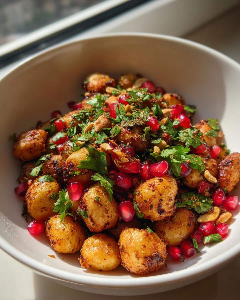 Crispy Foxnut and Pine Nut Chaat. - detail 2