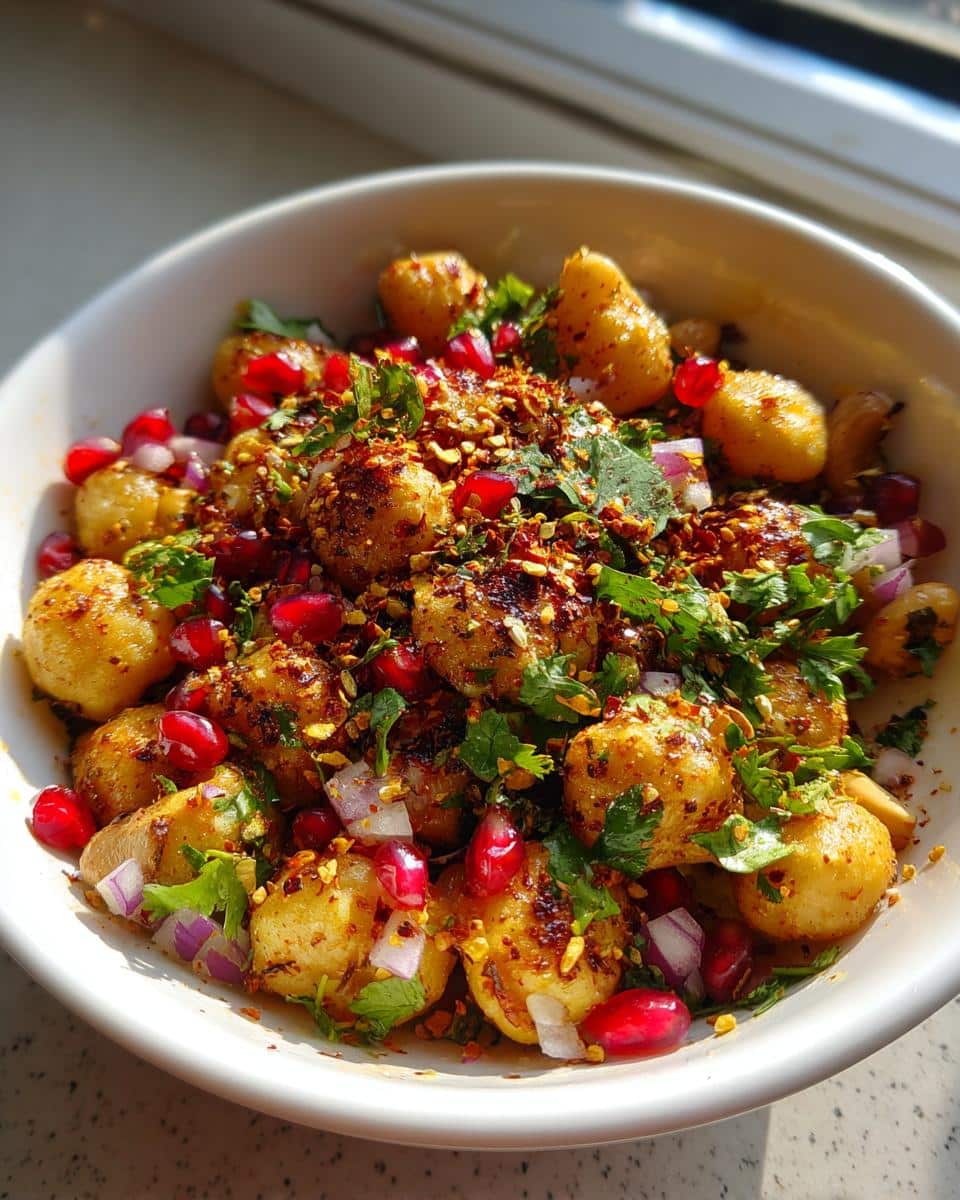 Crispy Foxnut and Pine Nut Chaat. - detail 3
