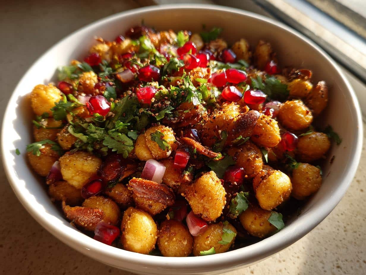 15-Minute Crispy Foxnut and Pine Nut Chaat – Irresistible Crunch!