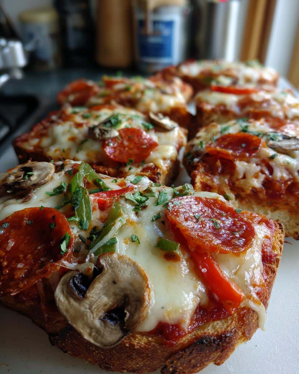 French Bread Pizza - detail 2
