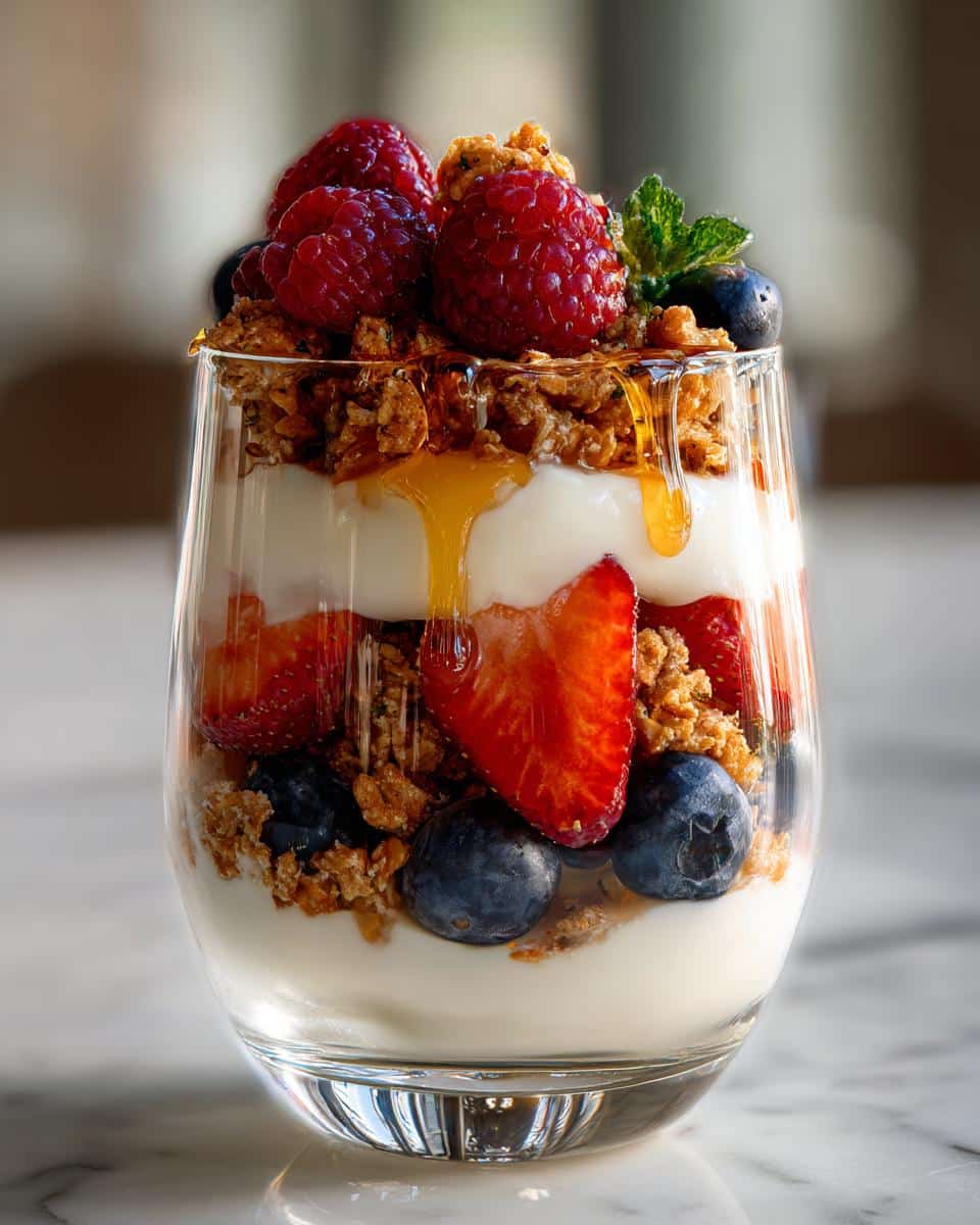 Fruit and Yogurt Parfait. - detail 2