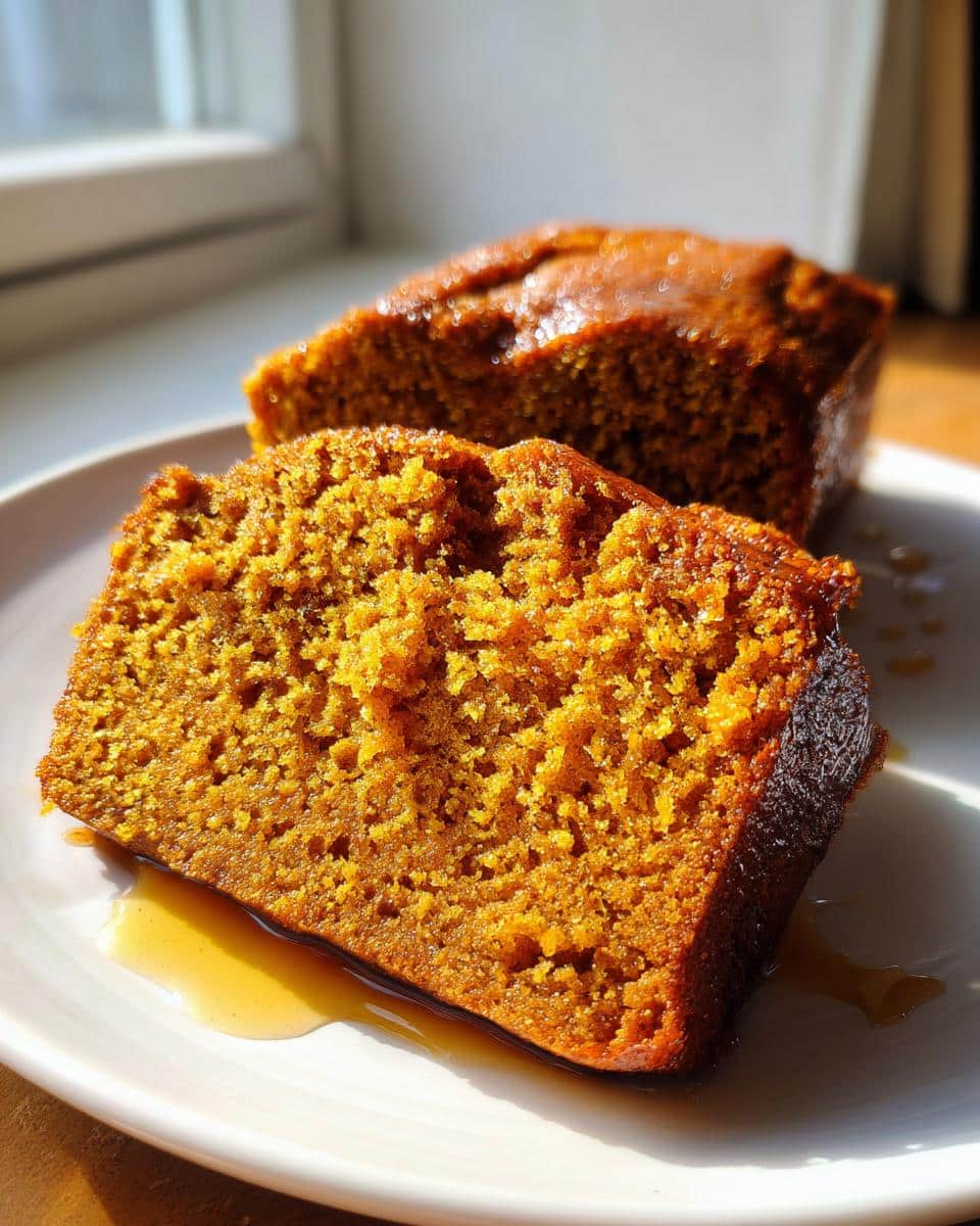 Gluten Free Soft Pumpkin Bread. - detail 1