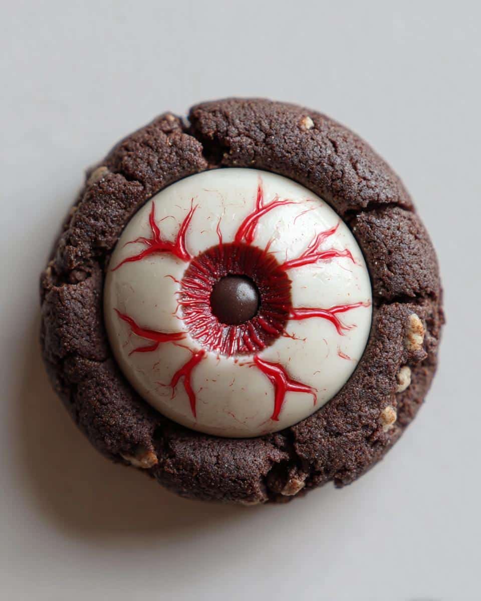 Halloween Eyeball No-Bake Cookies. - detail 1