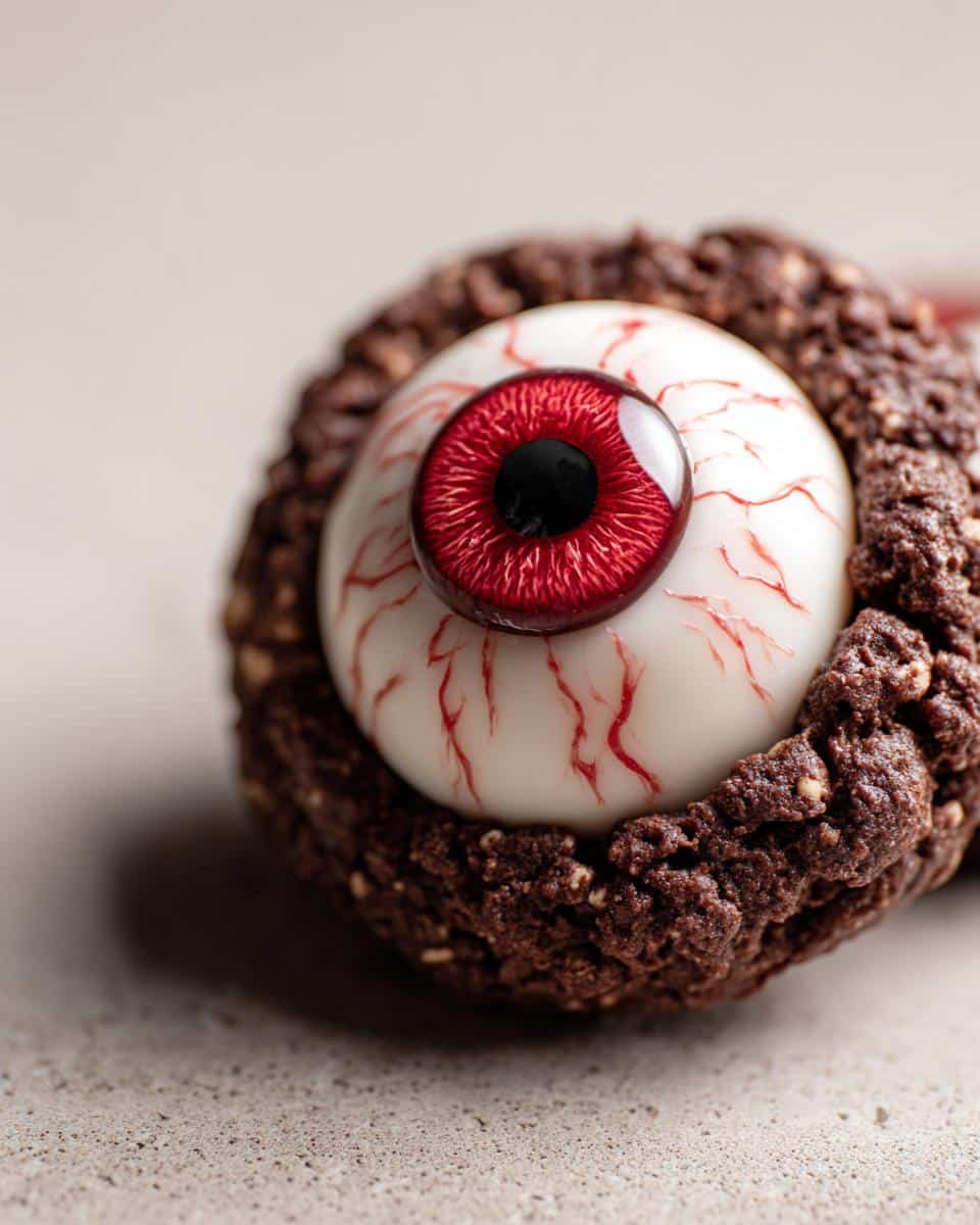 Halloween Eyeball No-Bake Cookies. - detail 2