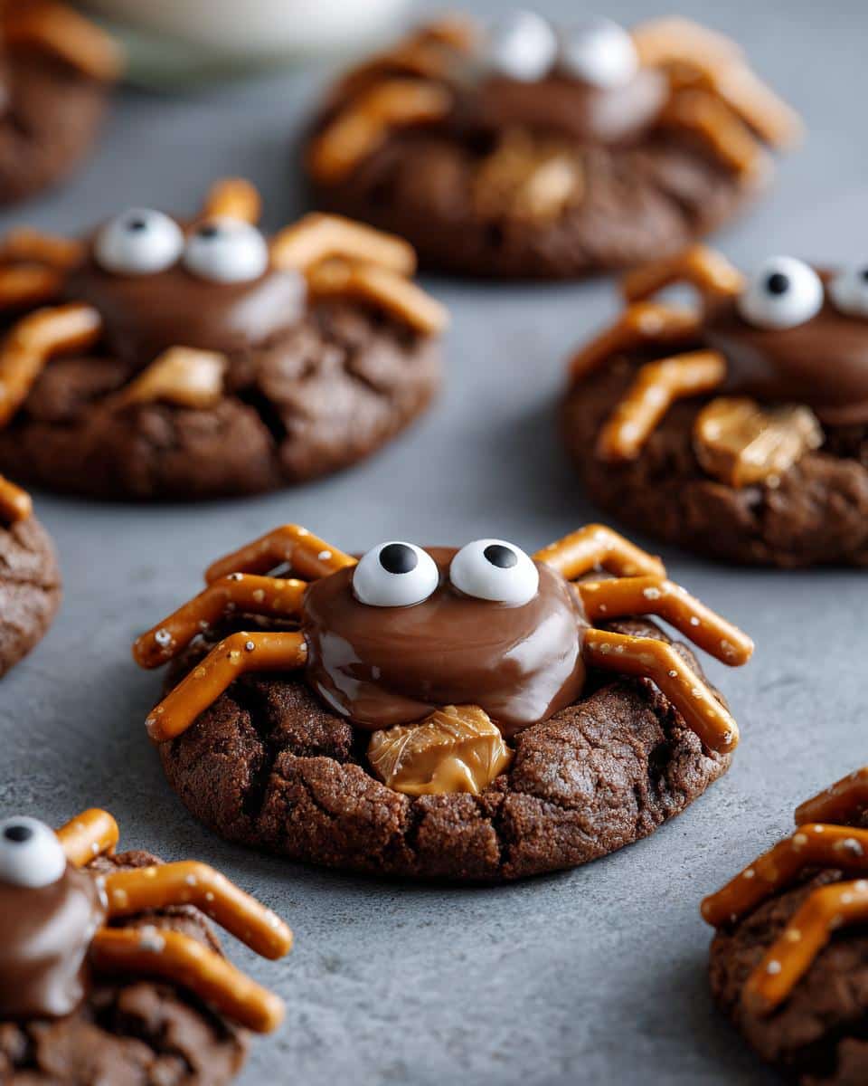 Halloween Spider Cookies. - detail 3