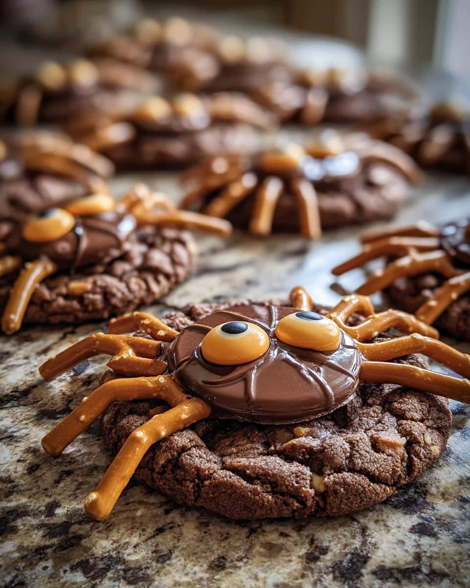 Halloween Spider Cookies. - detail 4