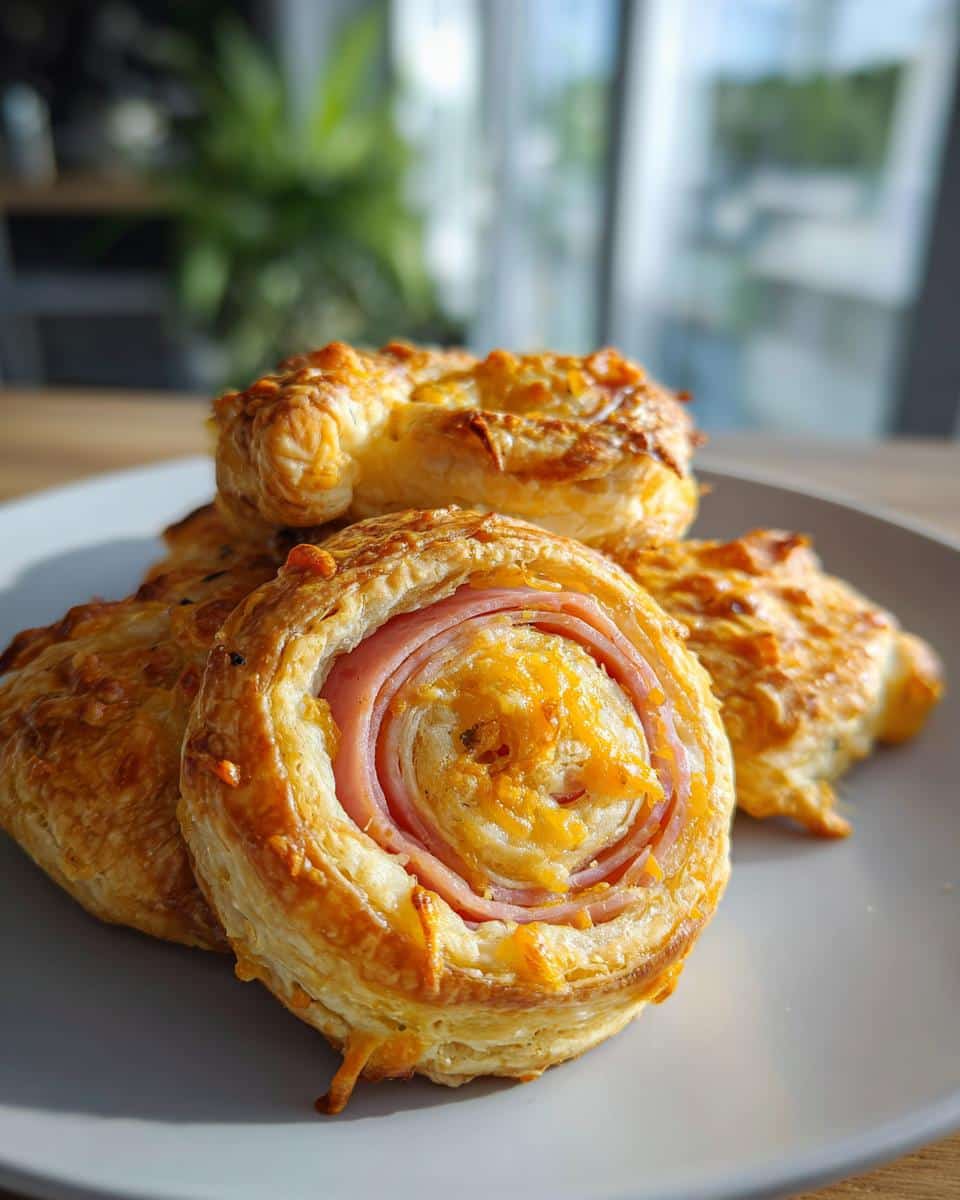 Ham and Cheese Pinwheels - detail 1