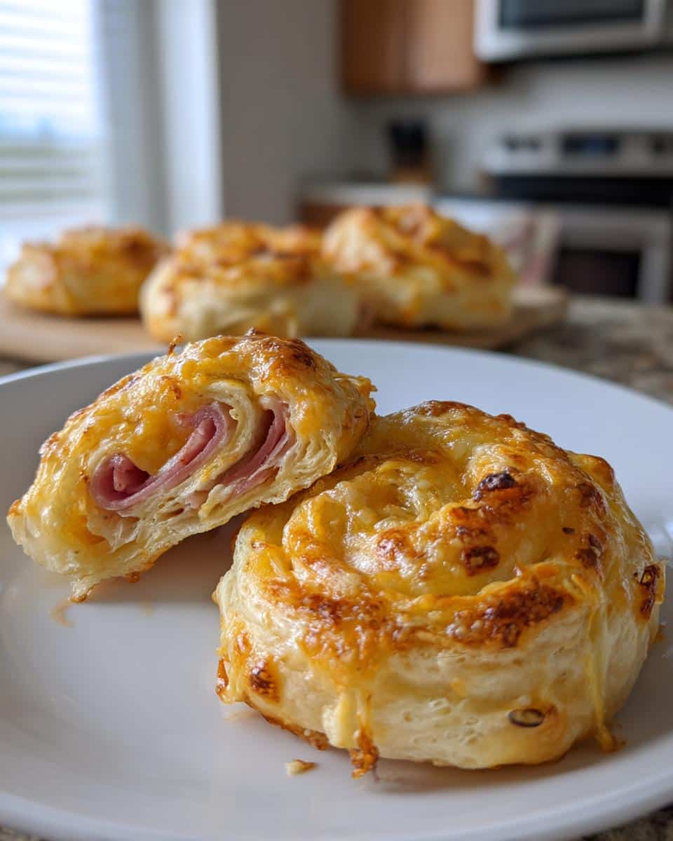 Ham and Cheese Pinwheels - detail 3