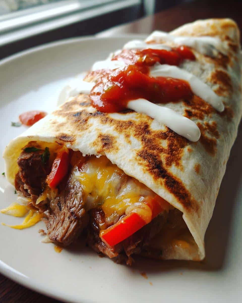 Homemade Steak Burritos - detail 2