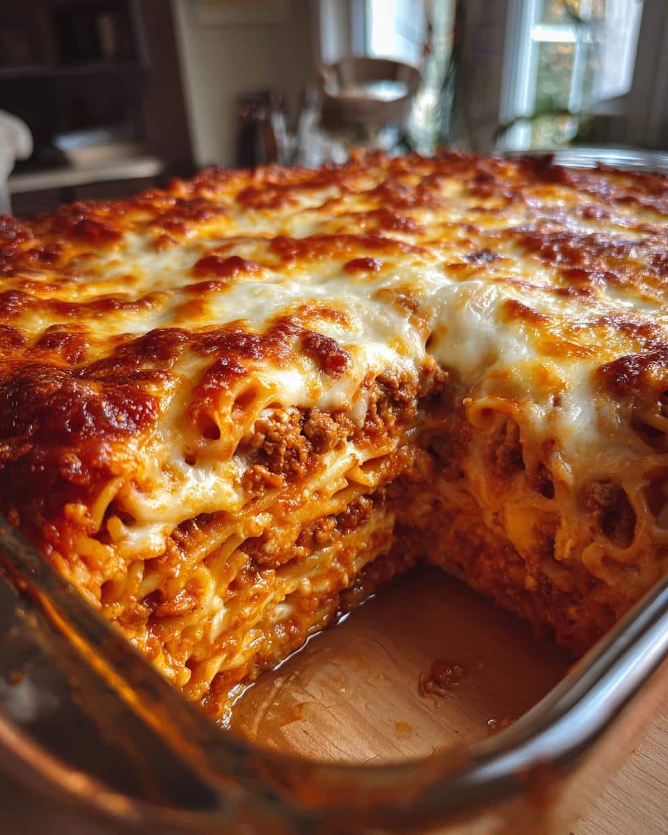 Irresistible Million Dollar Spaghetti Casserole in 3 Easy Steps