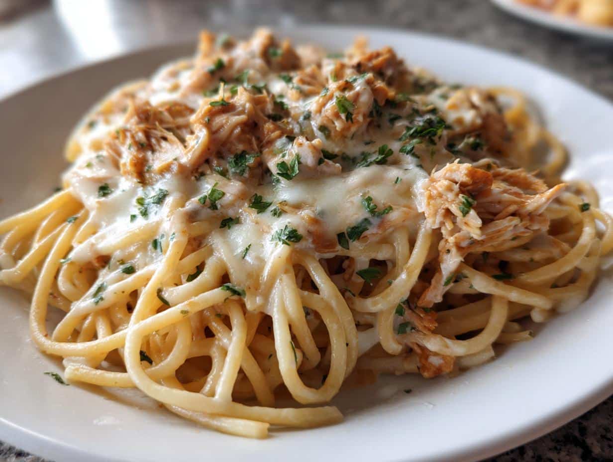 30-Minute Monterey Chicken Spaghetti Recipe You’ll Crave