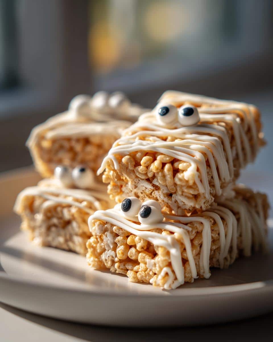 Mummy Rice Krispie Treats - detail 2