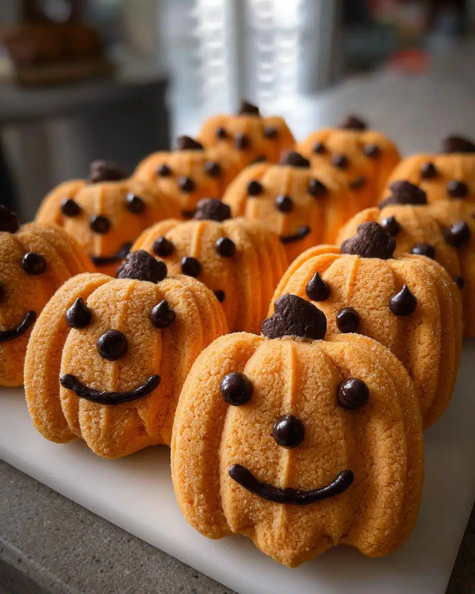 Pumpkin-Shaped Cookies. - detail 1
