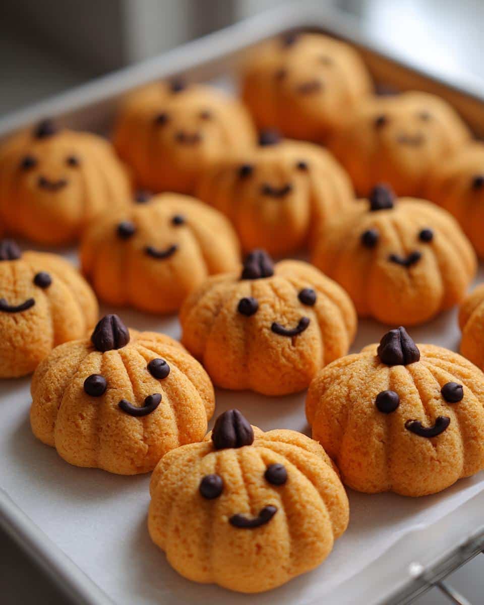 Pumpkin-Shaped Cookies. - detail 3