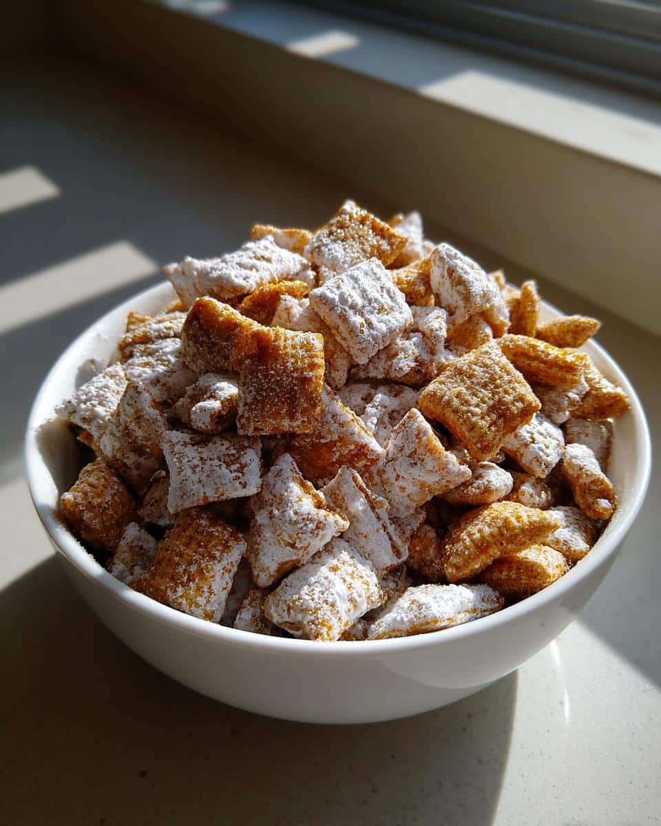 Pumpkin Spice Puppy Chow - detail 1