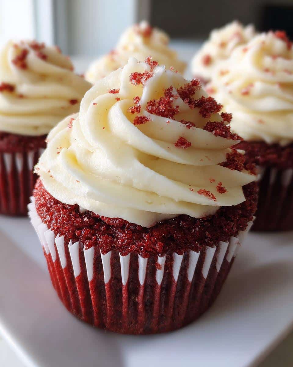 Red Velvet Crush Cupcakes - detail 3
