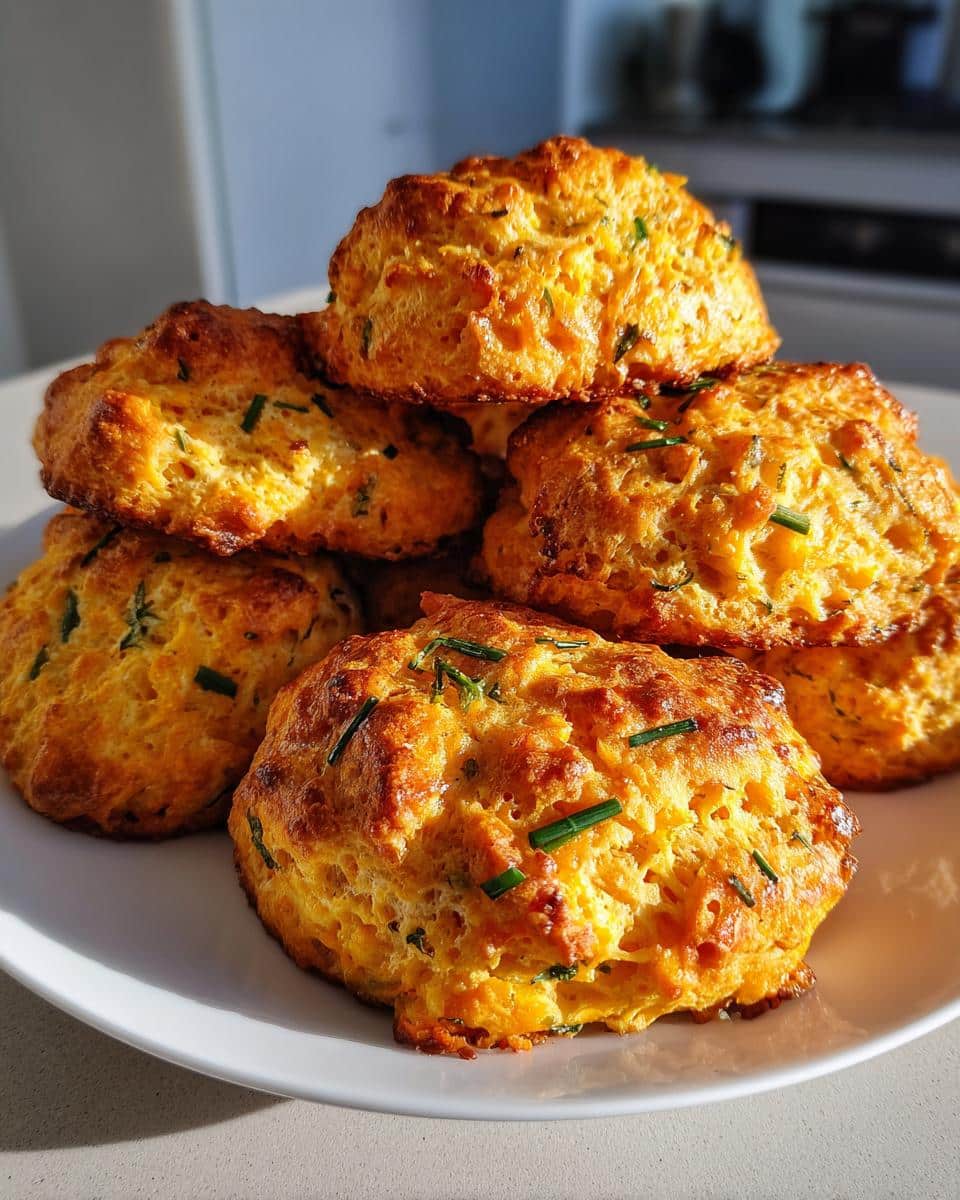 Savory Pumpkin and Cheddar Scones - detail 2