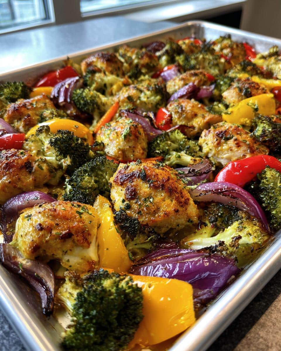 Sheet Pan Lemon Herb Chicken and Veggies - detail 1