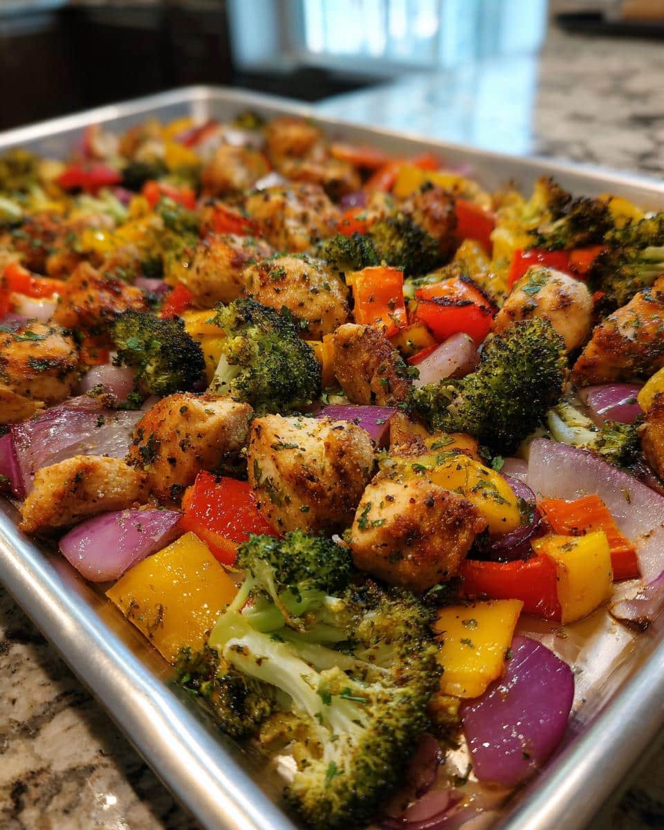 Sheet Pan Lemon Herb Chicken and Veggies - detail 2