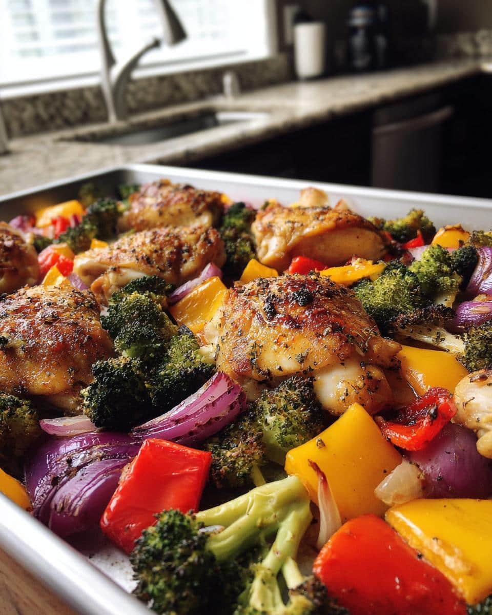 Sheet Pan Lemon Herb Chicken and Veggies - detail 3