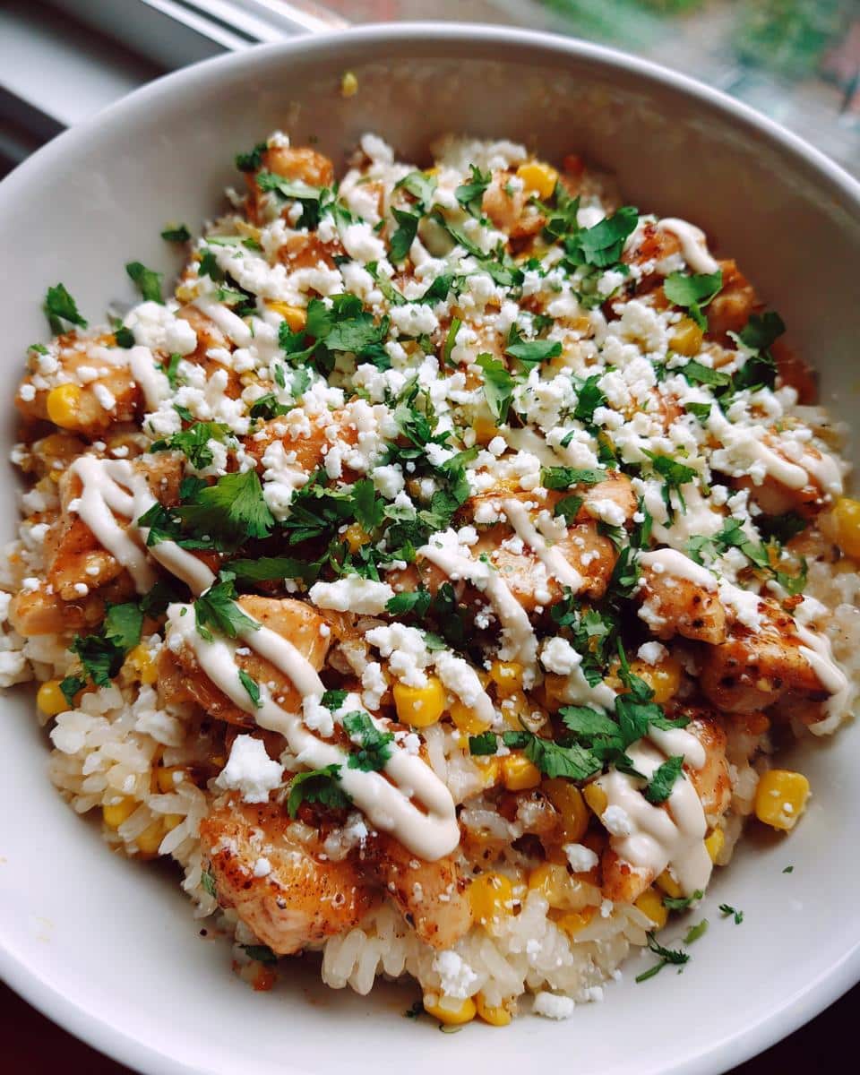 Street Corn Chicken Rice Bowl - detail 1