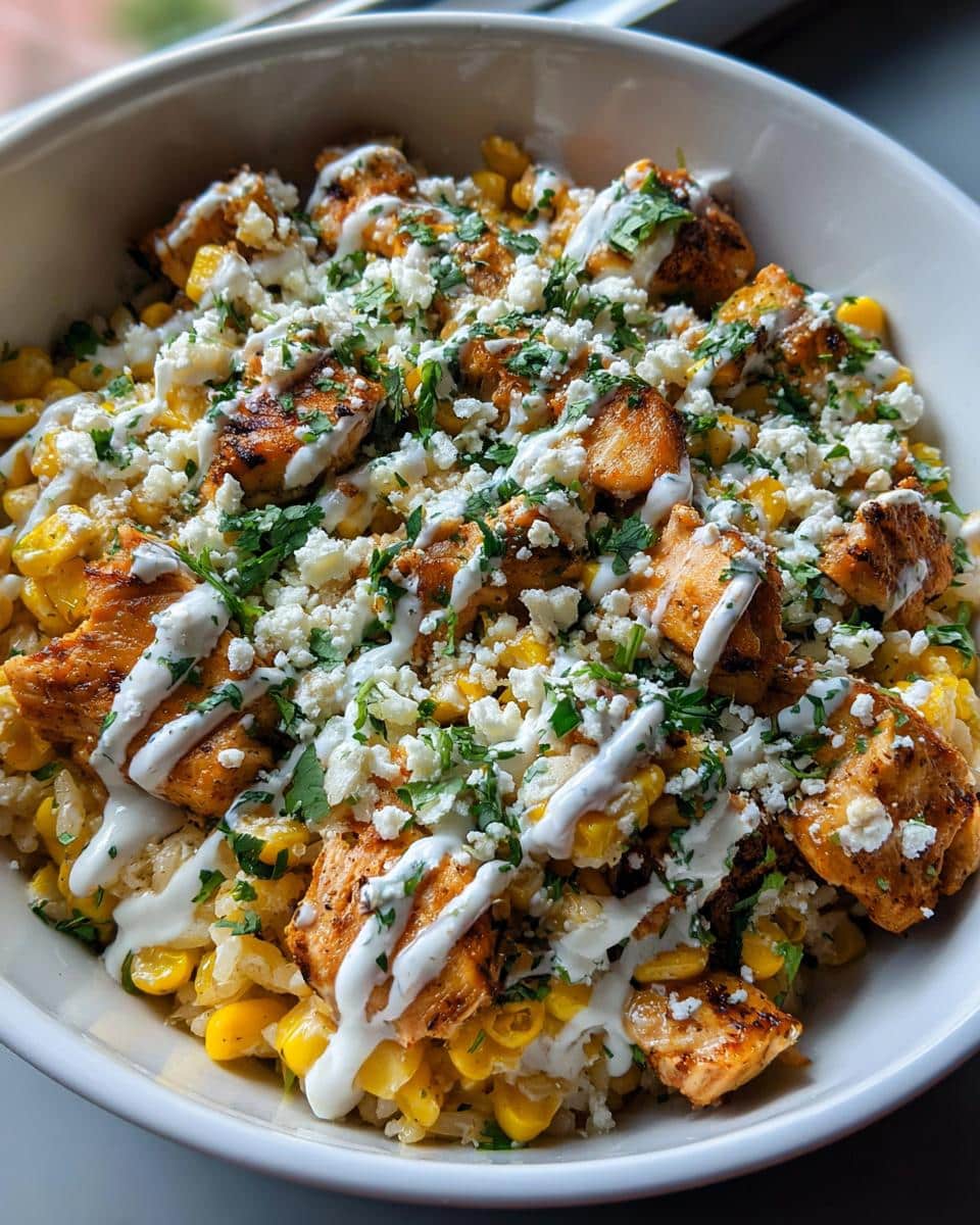 Street Corn Chicken Rice Bowl - detail 3