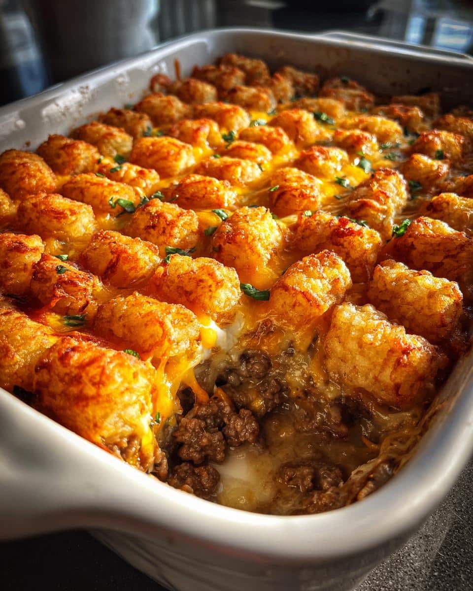 Tater Tot Casserole. - detail 3