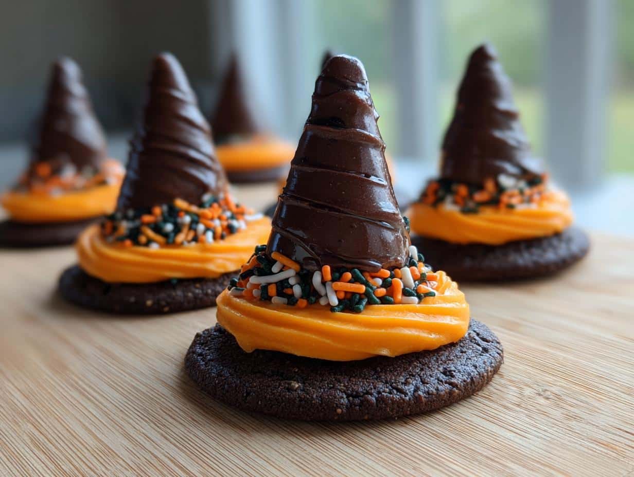 Magical Witch Hat Cookies: 24 Easy No-Bake Treats for Halloween
