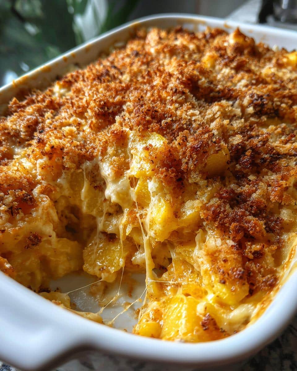 Yellow Squash Casserole - detail 1