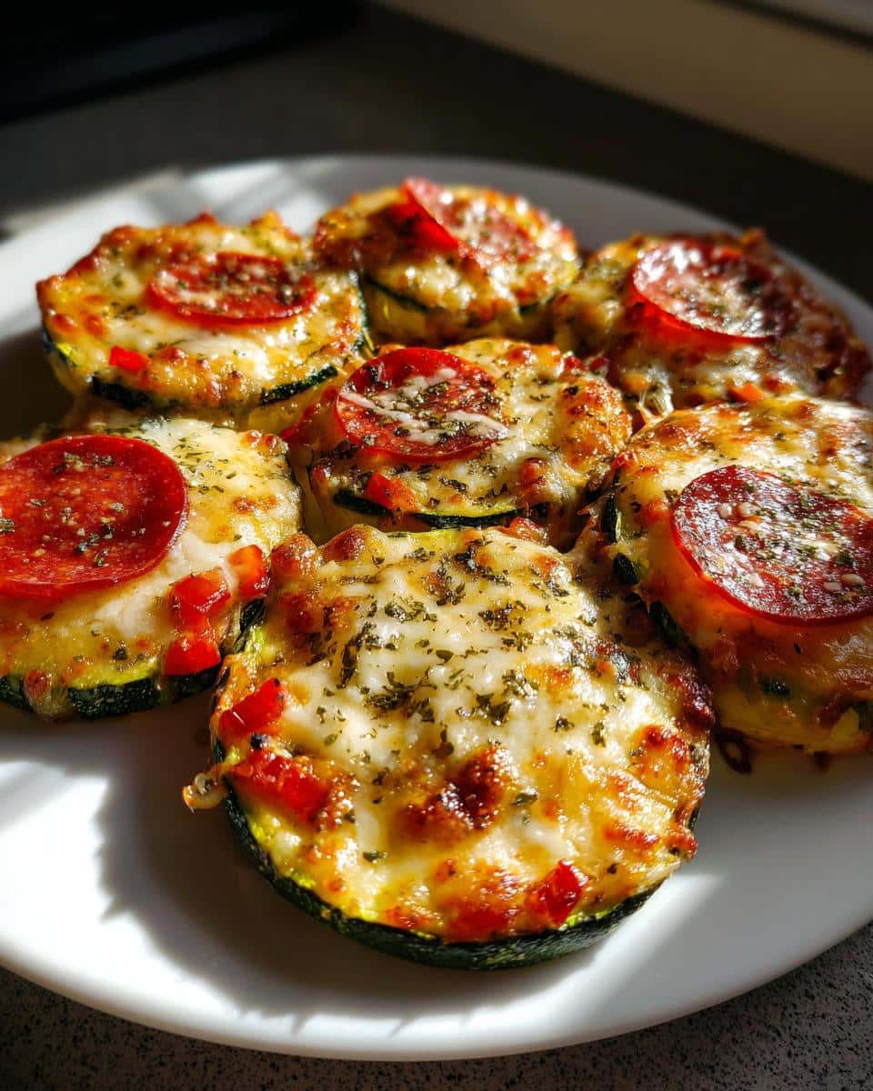Zucchini Pizza Bites - detail 2
