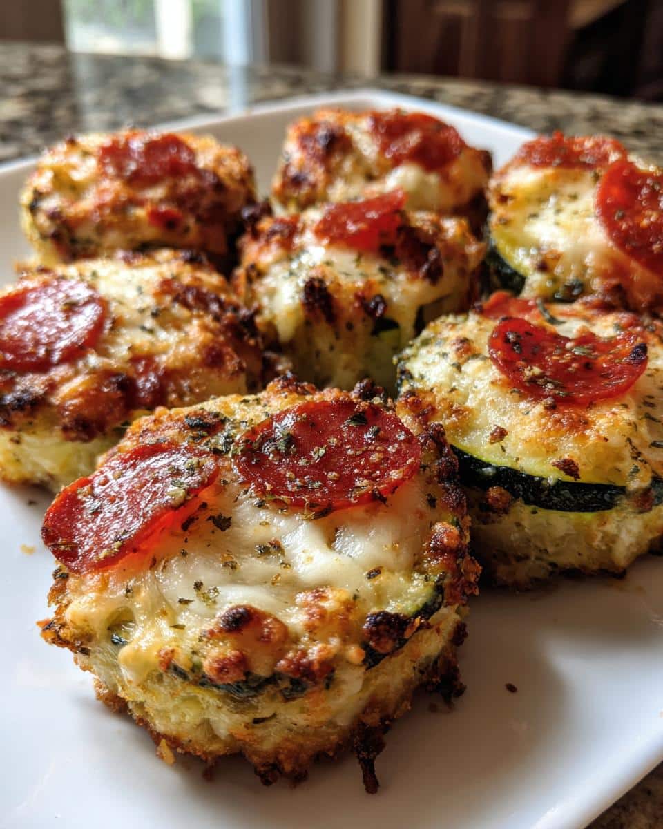 Zucchini Pizza Bites - detail 3