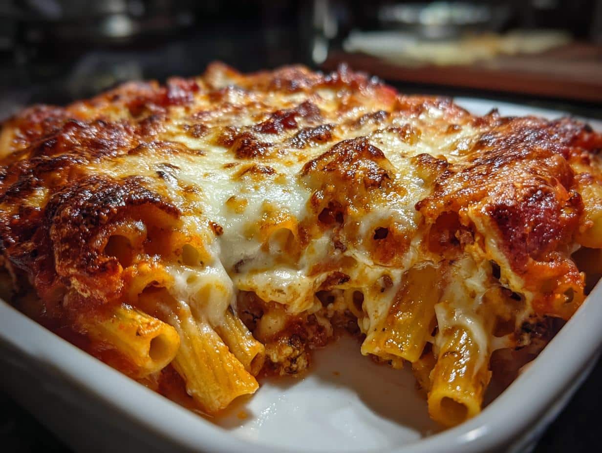 Creamy Baked Ziti Recipe That Feeds 8 Hungry Souls