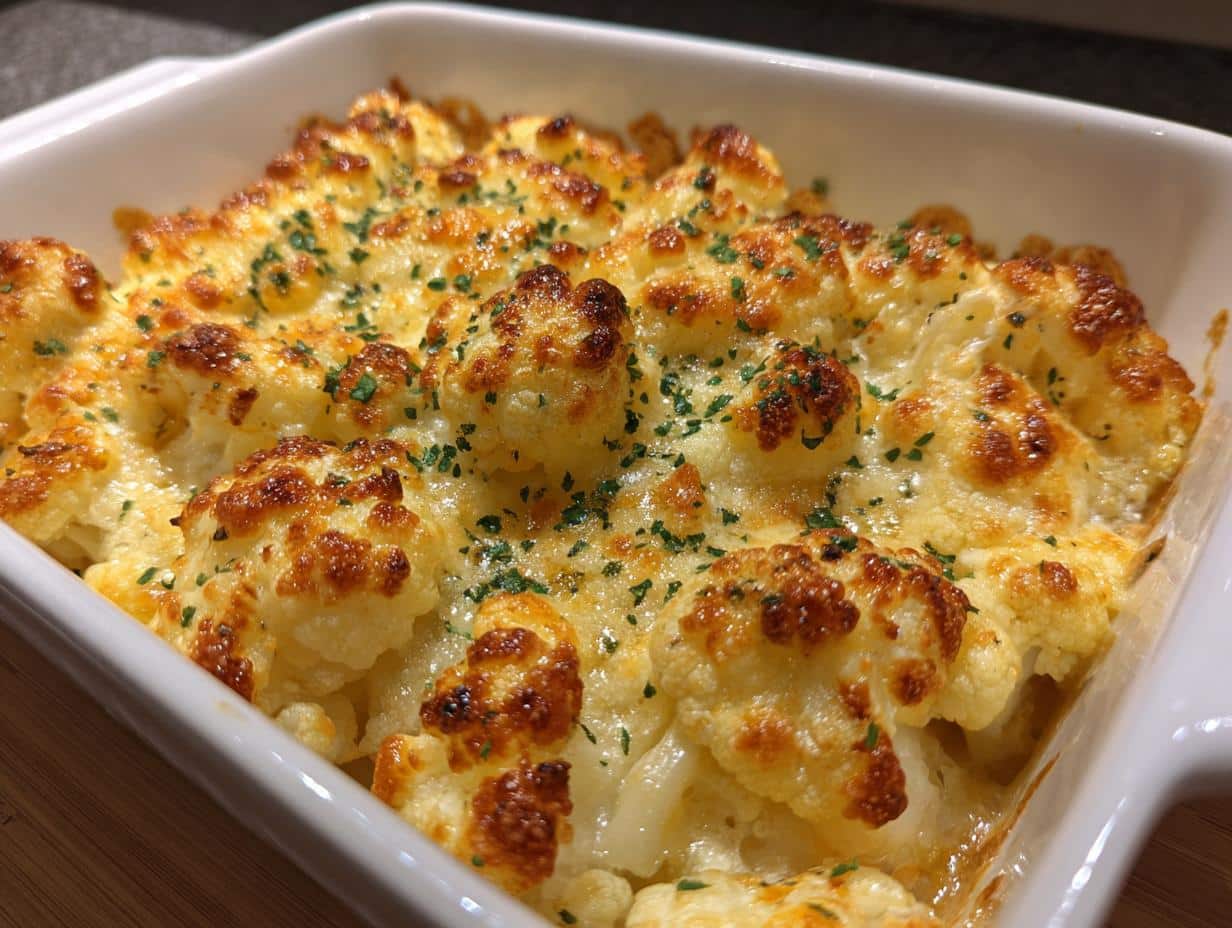 30-Minute Cheesy Cauliflower Bake: Irresistible Comfort Food