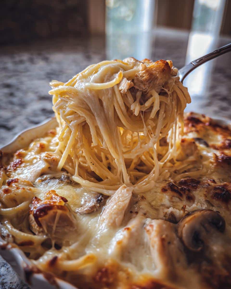 Chicken Tetrazzini - detail 1