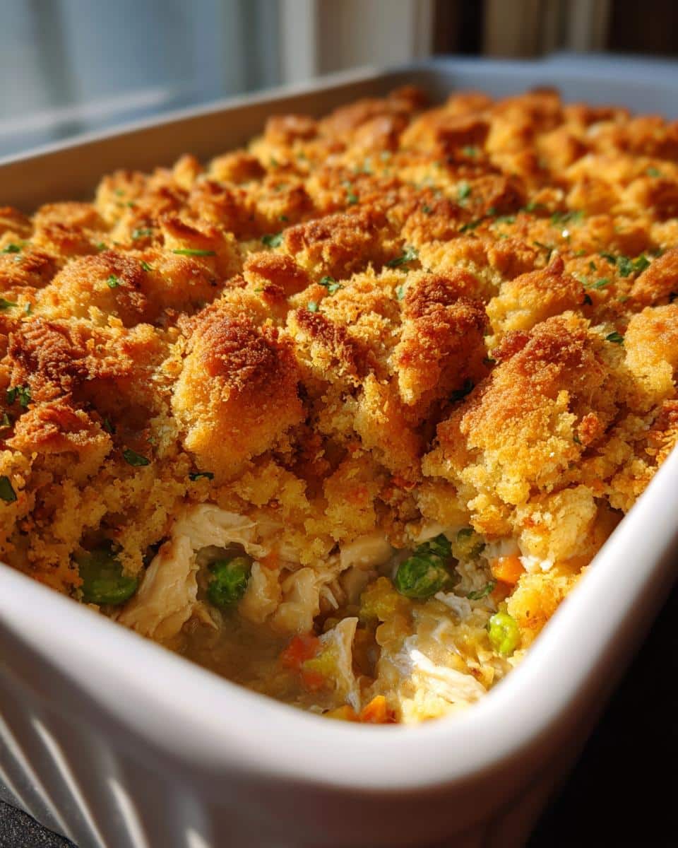 Chicken and Stuffing Casserole - detail 2