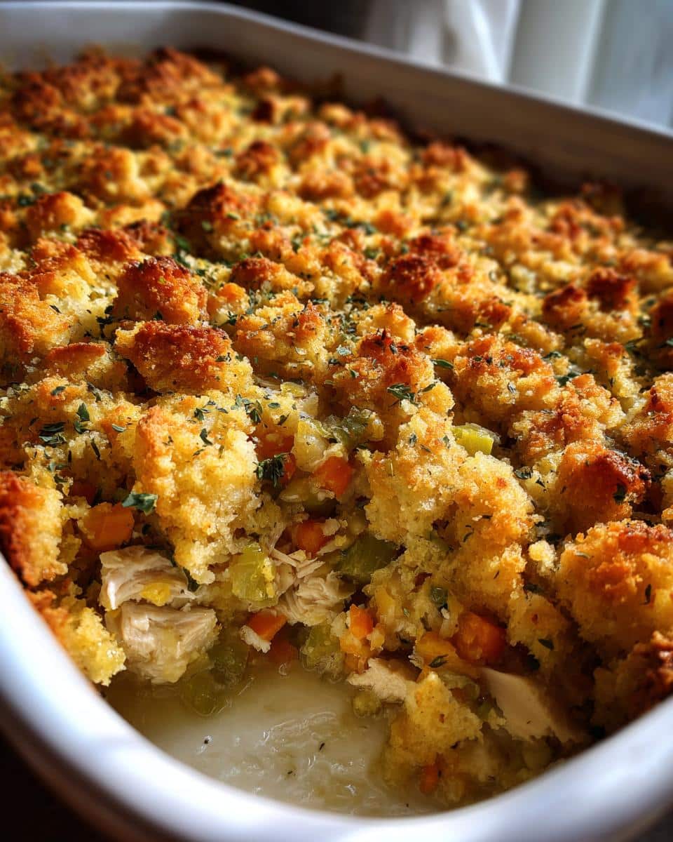 Chicken and Stuffing Casserole - detail 3